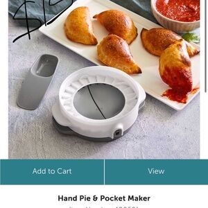 Hand Pie & Pocket Maker - White and Gray